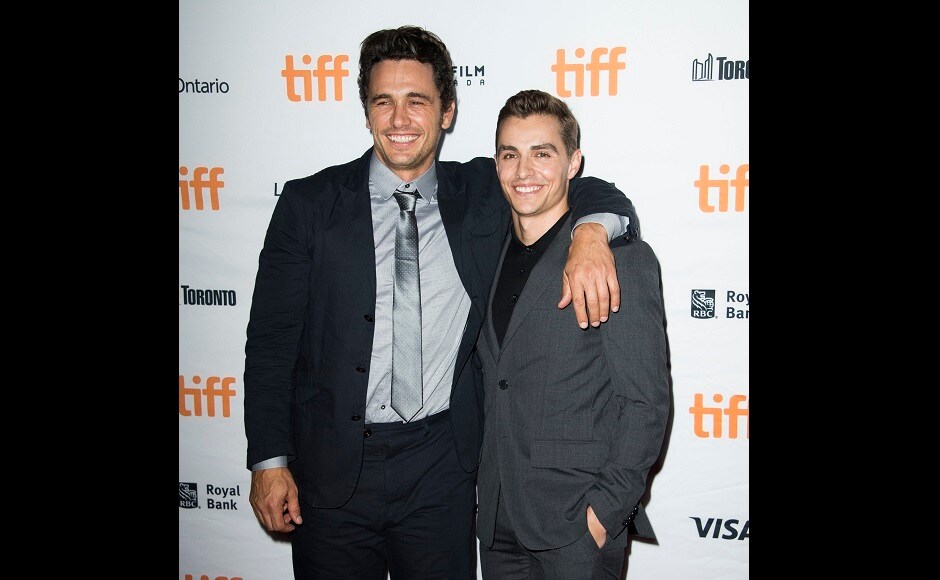 James Franco, left, and Dave Franco attend a premiere for The Disaster Artist on day five of the TIFF at the Ryerson Theatre on Monday, 11 September, 2017. Photo by AP James Franco, left, and Dave Franco attend a premiere for The Disaster Artist on day five of the TIFF at the Ryerson Theatre on Monday, 11 September, 2017. Photo by AP